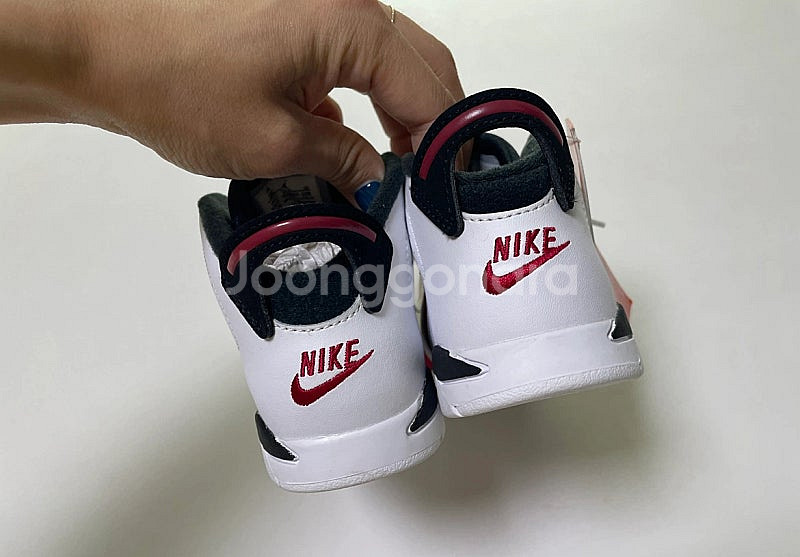 에어조던6 카마인 키즈 160 나이키키즈 운동화--4